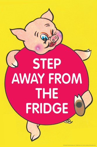 Poster step away from the - away,