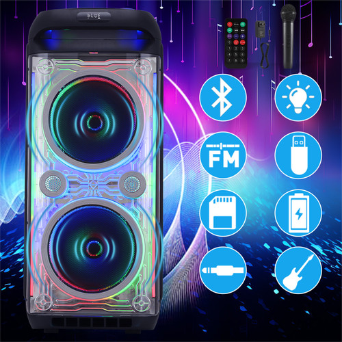 Altoparlante bluetooth doppio - altoparlante,