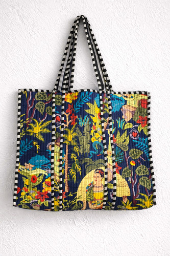 Borsa donna trapuntata - , cotone