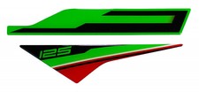 Kit Grafica Paracatena Adesivo Verde Compatibile per Kawasaki Ninja 125