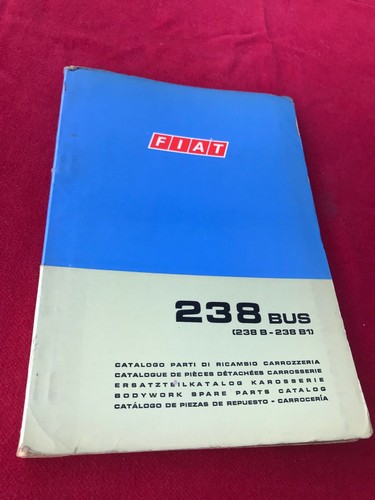Fiat 238 bus manuale - bus,