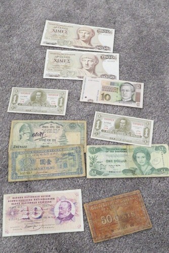 Lotto misto pezzi banconote - lotto,