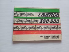 Laverda 350 - 500 manuale uso manutenzione libretto istruzioni originale