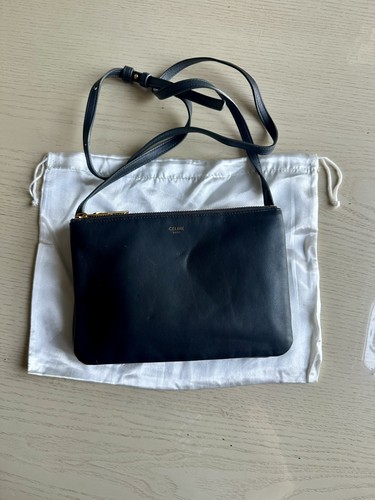 Celine trio leather crossbody - trio,