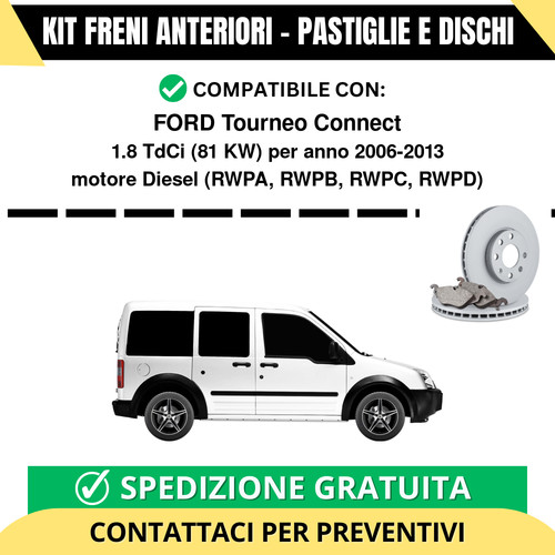Kit freni anteriori pastiglie - kit,
