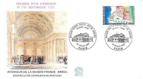 Francia 1990 fdc - francia, casa