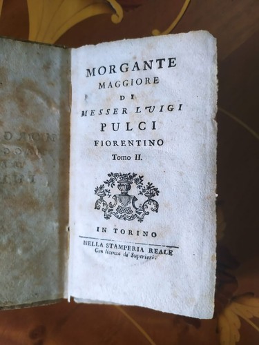 Pulci il morgante maggiore - l.,