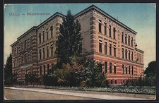 Cartolina Cilli, veduta della scuola femminile 