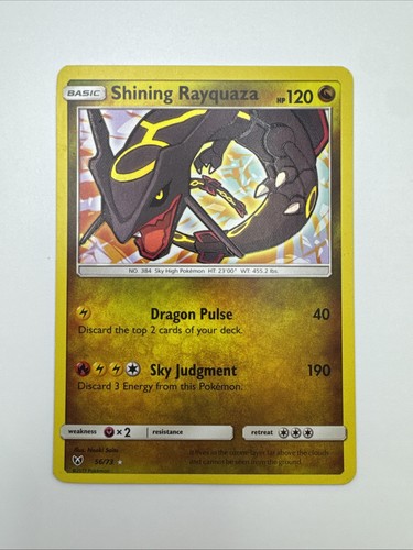 Shining rayquaza shiny - shiny, holo