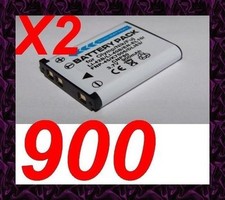 ★★★ "900mA" 2X BATTERIE