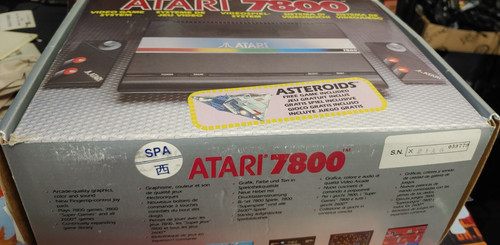 Sistema videogioco atari 7800 - sistema,