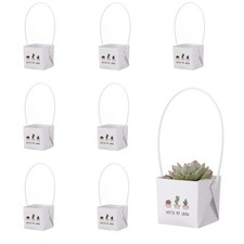 40pz Involucri Succulente "Watch Me Grow" Adatto 2" Vaso Sacchetto Regalo Decorazione Bomboniere Scatola