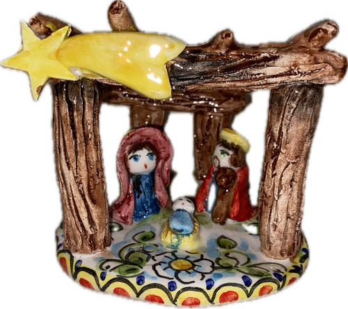 Presepe ceramica modellato - ceramica,