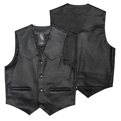 Gilet pelle chopper custom - pelle,