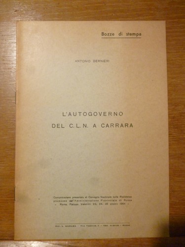 Antonio bernieri - bernieri, l'