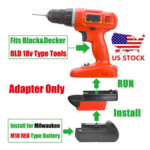 Per batteria mil waukee - per, m18