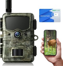 Confezione da 2 Campark 24MP 4G LTE Wireless Cellular Trail Camera Wildlife Gioco Scheda SIM