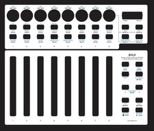 Overlay (bianco) per Behringer