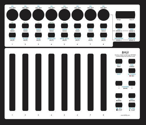Overlay per behringer - (bianco),