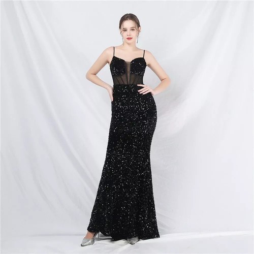 Vestito abito elegante - elegante, lungo