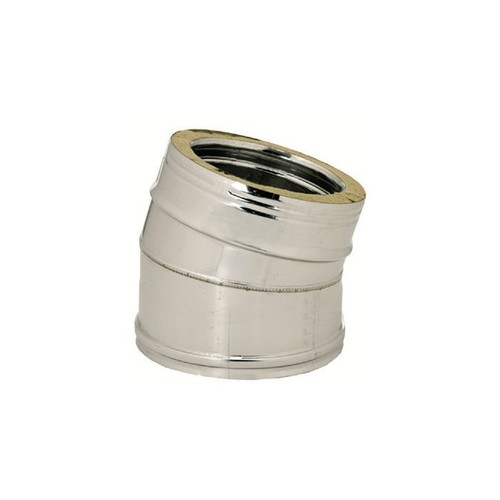 Curva acciaio inox doppia - curva, 15°