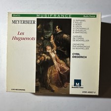 Meyerbeer: Les Huguenots CYRIL DIEDERICH Original 1990 Erato 4CDs set