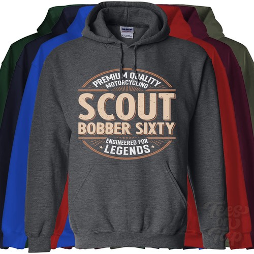 Felpa con cappuccio scout - felpa,