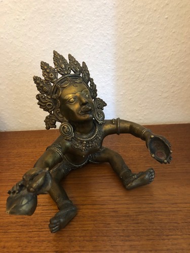 Statua bronzo tibetano - statua, in