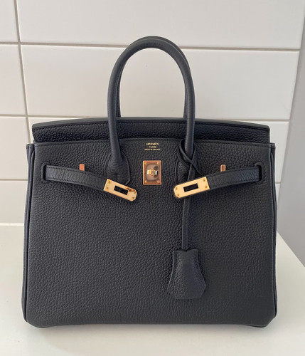 Hermes birkin black togo - hermes,
