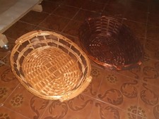 STOCK CESTI VASSOI CESTO VASSOIO IN VIMINI