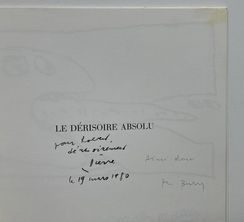 Dérisoire absolu avec - le,