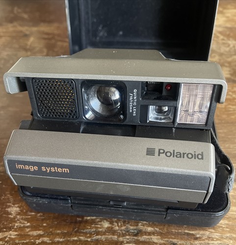 Vintage polaroid image - polaroid, system