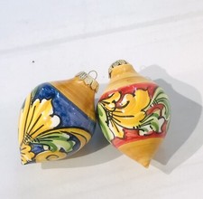 Palline Di Natale In Ceramica Di Caltagirone