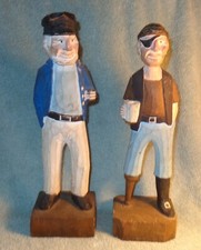 WOOD HAND CARVED Folk Art