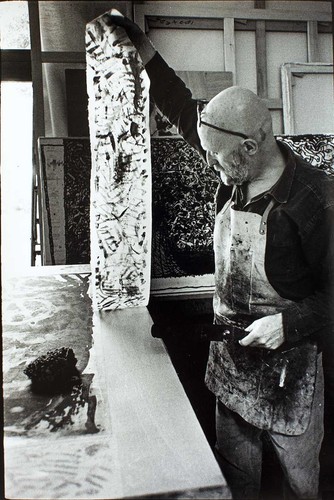 Pierre alechinsky atelier de - pierre,