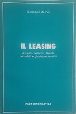 Il leasing – Giuseppe De Poli – Ipsoa Informatica, 1982