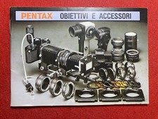 ( Z9 ) CATALOGO PENTAX Anni '80 OBIETTIVI ACCESSORI FOTOGRAFIA 62 pag.