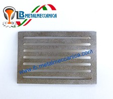 Fondello,Grata,Griglia,Ghisa,Camino,Stufa,Fuoco PIAZZETTA 24x16 cm LB-GC240160