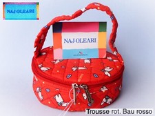 NAJ OLEARI VINTAGE 1990 Portagioie Trousse tessuto cotone doggy cani cuccioli ?