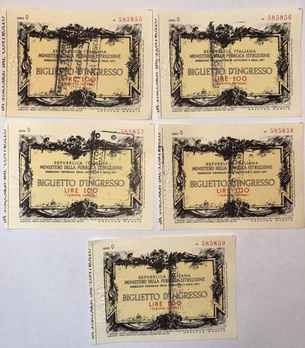Biglietto ingresso lire - biglietto,