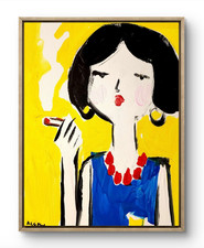 Quadro acrilico espressionista