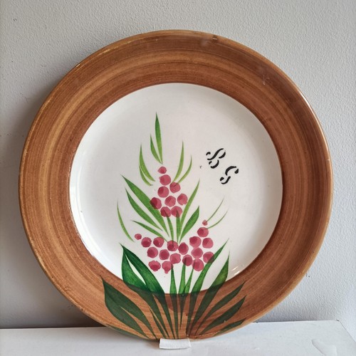 Antico piatto ceramica vecchia - ceramica,