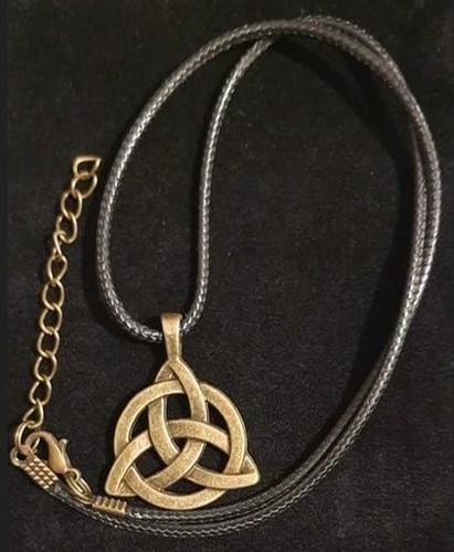 Collana triquetra bronzo - collana,