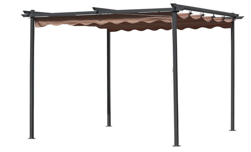 Gazebo pergola acciaio con - in,
