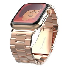 Cinturino in metallo Mercury per Apple Watch 42mm oro rosa