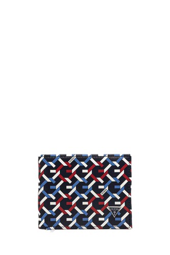 Portafogli uomo blu guess - portafogli,