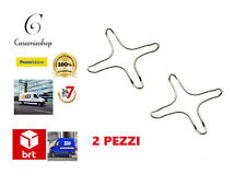 2 x RIDUTTORE PER FORNELLI RIDUZIONE FORNELLO GAS PIANO COTTURA FORNO ACCIAIO