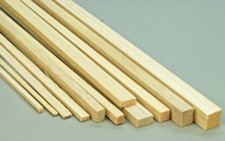 Striscia Qualità Legno Balsa Lunga 900mm Confezioni da 5,10,15,20 Confezionata in Tubo Cartone