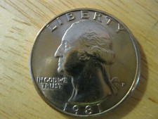 1981 P Washington quarto di