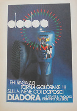 Pubblicità Advertising Werbung Italian Clipping 1979 DIADORA DOPOSCI GOLDRAKE.